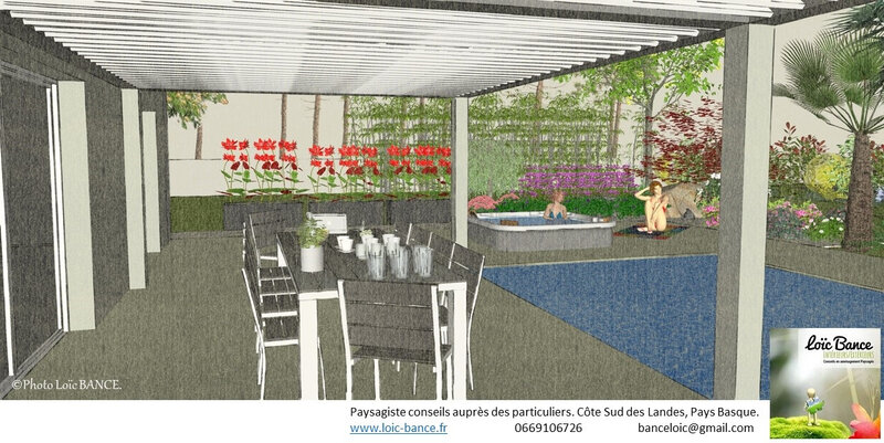 Paysagiste Landes Dessins de jardins