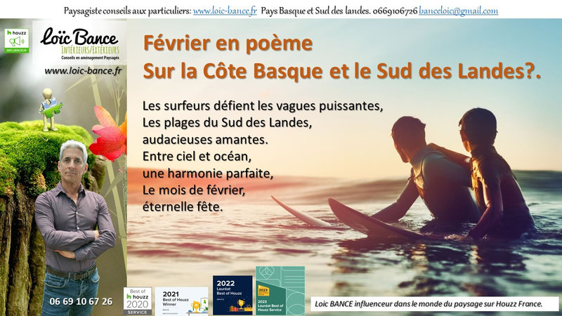 La cote Basco-Landaise en po�me en f�vrier