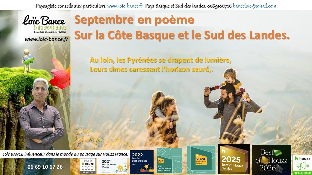 paysagiste Landes Septembre en po�me.