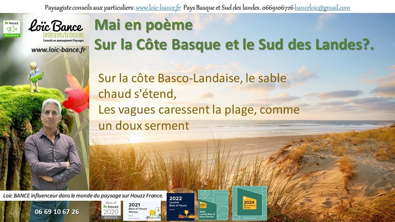 Paysagiste Landes mai 2024 poeme